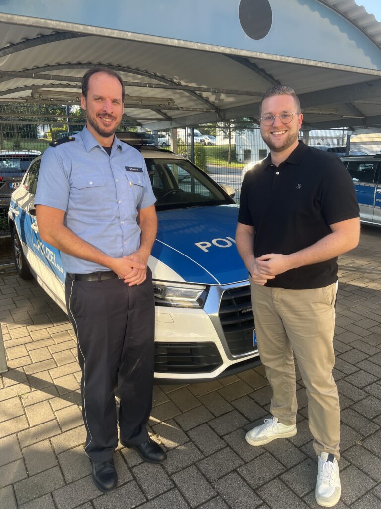 Diedenhofen besucht die Polizei in Straßenhaus